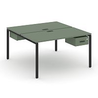 Бенч-система на 2 места с подвесными тумбами Concept CN.DRS-109