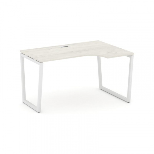 Style Project Стол рабочий эргоном. SN-4T2.SPA-012(R) Акация Лорка/Металл Антрацит/Заглушка Пластик фото 12