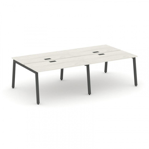 Style Project Рабочая станция 2-х сторон. SN-5A.DRS-032 Белый/Металл Антрацит 2360*1232*750 фото 16