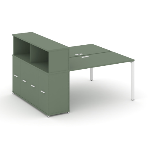 Бенч-система с опорным распашным шкафом Concept CN.DRS-225 Бенч-система с опорным распашным шкафом Concept CN.DRS-225