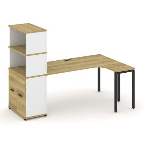 Стол эргономичный с опорным распашным шкафом Concept CN.SA-216(R) Стол эргономичный с опорным распашным шкафом Concept CN.SA-216(R)