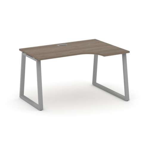 Style Project Стол рабочий эргоном. SN-6T1.SPA-002(R) Акация Лорка/Металл Антрацит/Заглушка Пластик фото 14