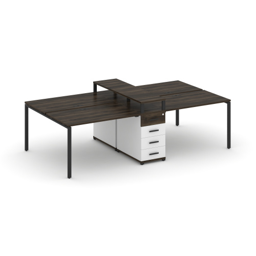 Бенч-система на 4 места с 1 опорной тумбой Concept CN.DRS-434 фото 9 Бенч-система на 4 места с 1 опорной тумбой Concept CN.DRS-434 фото 9