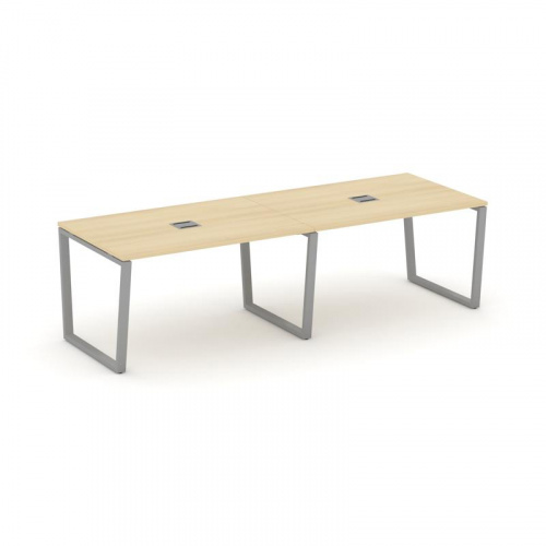 Style Project Стол переговорный SN-6T2.SPRG-012 Акация Лорка/Металл Антрацит/Заглушка Металл Антраци фото 20