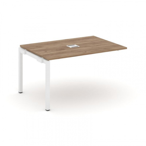 Style Project Проходной наб. элем. перег. стола SN-5P.NSPRG-002 Вяз Благородный/Металл Белый 1180*98 фото 7