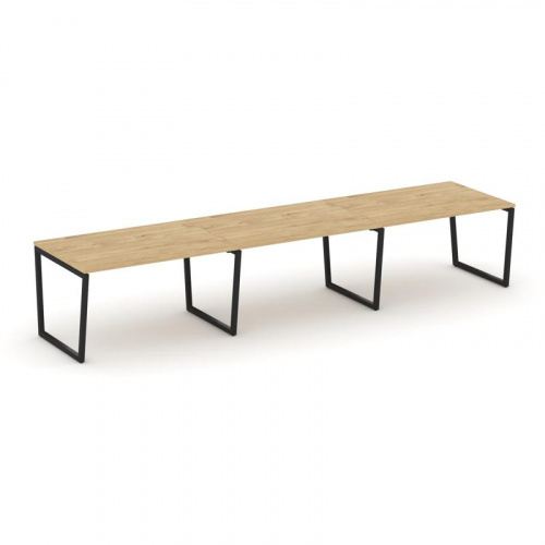 Style Project Стол переговорный SN-4T2.SPRG-024.3 Акация Лорка/Металл Антрацит 4740*980*750 Style Project Стол переговорный SN-4T2.SPRG-024.3 Акация Лорка/Металл Антрацит 4740*980*750