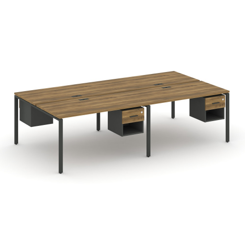 Бенч-система на 4 места с подвесными тумбами Concept CN.DRS-139 Бенч-система на 4 места с подвесными тумбами Concept CN.DRS-139