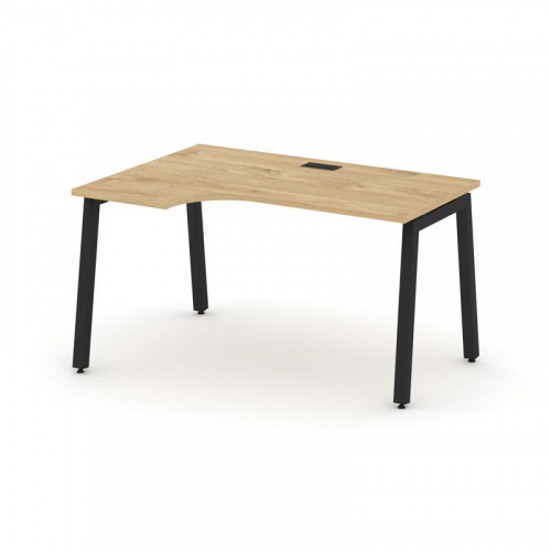 Style Project Стол рабочий эргоном. SN-5A.SPA-002(L) Дуб Табак/Металл Антрацит 1580*600/980*750 фото 8 Style Project Стол рабочий эргоном. SN-5A.SPA-002(L) Дуб Табак/Металл Антрацит 1580*600/980*750 фото 8