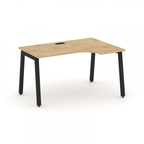 Style Project Стол рабочий эргоном. SN-5A.SPA-002(R) Дуб Табак/Металл Антрацит 1580*600/980*750 фото 7 Style Project Стол рабочий эргоном. SN-5A.SPA-002(R) Дуб Табак/Металл Антрацит 1580*600/980*750 фото 7