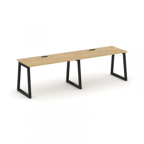 Style Project Рабочая станция 1 сторон. SN-5T1.ORS-003 Акация Лорка/Металл Антрацит/Заглушка Пластик