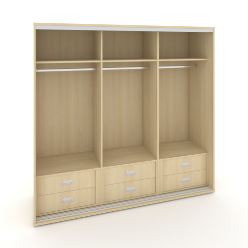 Корпус 3-х секционного шкафа низкого L=2669мм Maris SH.K3-8.2 K4 Корпус 3-х секционного шкафа низкого L=2669мм Maris SH.K3-8.2 K4