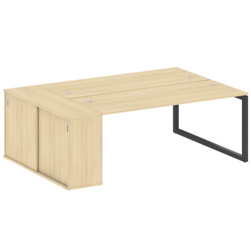 Бенч-система с шкафом-купе на О-обр. м/к Metal System Quattro 50БО.РС-СШК-1.5 фото 14