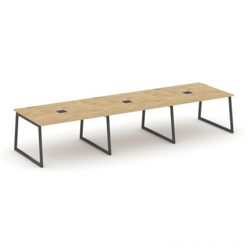 Style Project Стол переговорный SN-4T1.SPRG-054 Акация Лорка/Металл Антрацит/Заглушка Металл Антраци фото 4 Style Project Стол переговорный SN-4T1.SPRG-054 Акация Лорка/Металл Антрацит/Заглушка Металл Антраци фото 4