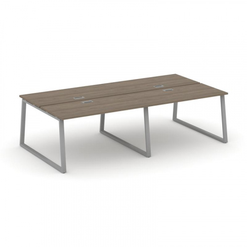 Style Project Рабочая станция 2-х сторон. SN-6T1.DRS-051 Акация Лорка/Металл Антрацит/Заглушка Пласт фото 14