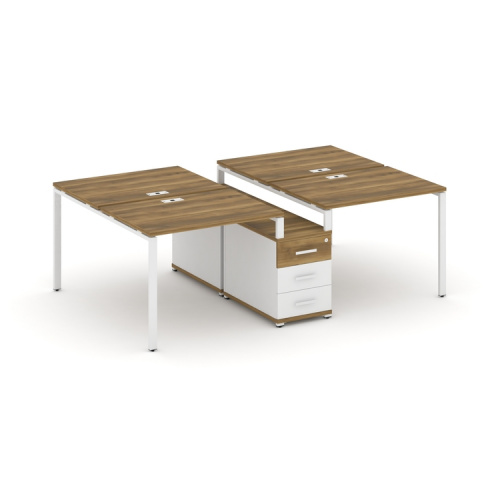 Бенч-система на 4 места с опорной тумбой Concept CN.DRS-309 фото 8