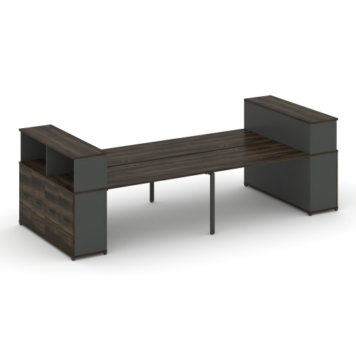 Бенч-система с опорными распашными шкафами Concept CN.DRS-272 фото 3 Бенч-система с опорными распашными шкафами Concept CN.DRS-272 фото 3