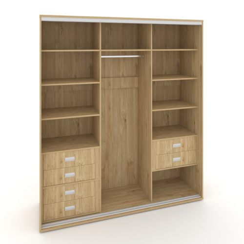 Корпус 3-х секционного шкафа высокого L=2219мм Maris SH.K3-5.1 K7 фото 2 Корпус 3-х секционного шкафа высокого L=2219мм Maris SH.K3-5.1 K7 фото 2