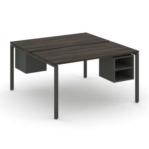 Бенч-система на 2 места с подвесными тумбами Concept CN.DRS-107 фото 2