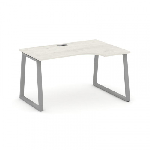 Style Project Стол рабочий эргоном. SN-6T1.SPA-002(R) Акация Лорка/Металл Антрацит/Заглушка Пластик фото 12