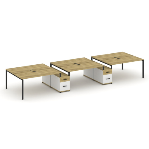 Бенч-система на 6 мест с 2 опорными тумбами Concept CN.DRS-340 фото 6