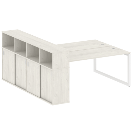 Бенч-система с шкафом-купе на О-обр. м/к Metal System Quattro 50БО.РС-СШК-4.5 фото 10