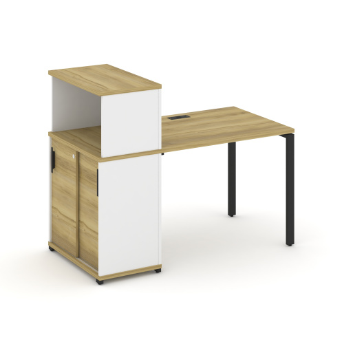 Стол офисный с опорным шкафом-купе Concept CN.SP-237 Стол офисный с опорным шкафом-купе Concept CN.SP-237