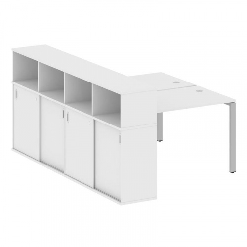 Бенч-система с шкафом-купе на П-обр. м/к Metal System БП.РС-СШК-4.2 фото 7 Бенч-система с шкафом-купе на П-обр. м/к Metal System БП.РС-СШК-4.2 фото 7