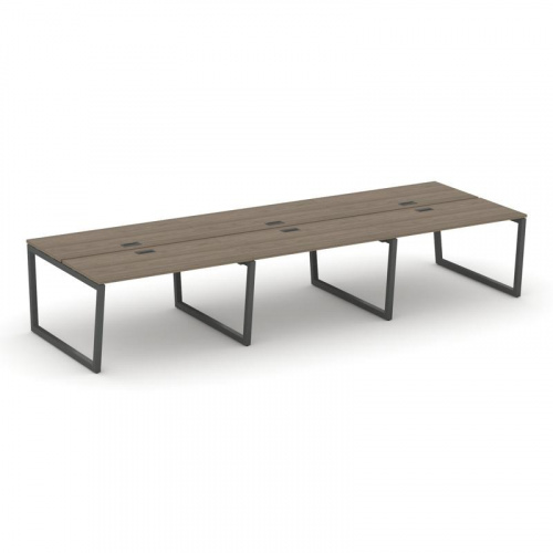 Style Project Рабочая станция 2-х сторон. SN-5T2.DRS-081 Акация Лорка/Металл Антрацит/Заглушка Пласт фото 25