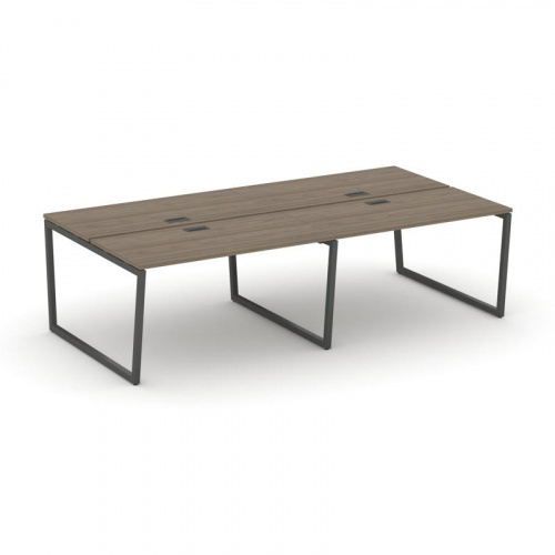 Style Project Рабочая станция 2-х сторон. SN-4T2.DRS-041 Акация Лорка/Металл Антрацит/Заглушка Пласт фото 25