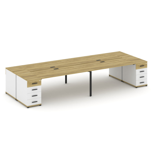 Бенч-система на 4 места с 2 опорными тумбами Concept CN.DRS-428 фото 6 Бенч-система на 4 места с 2 опорными тумбами Concept CN.DRS-428 фото 6