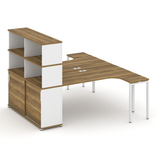 Бенч-система с опорным шкафом-купе с надставкой Concept CN.DSA-222 фото 8