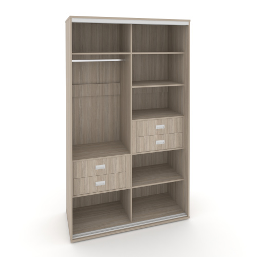 Корпус 2-х секционного шкафа высокого L=1300мм Maris SH.K2-3.1 K5 фото 7