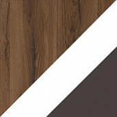 Мокко / Дуб Денвер Темный / Белый