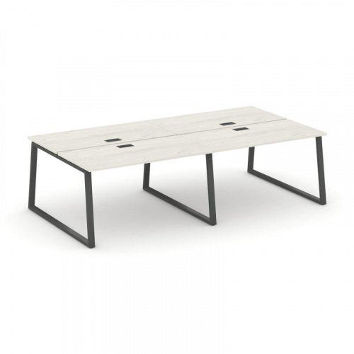 Style Project Рабочая станция 2-х сторон. SN-6T1.DRS-051 Акация Лорка/Металл Антрацит/Заглушка Пласт фото 24