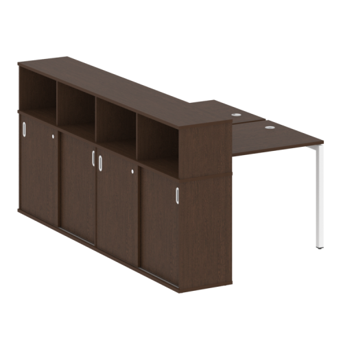 Бенч-система с шкафом-купе на П-обр. м/к Metal System Quattro 40БП.РС-СШК-4.1 фото 5 Бенч-система с шкафом-купе на П-обр. м/к Metal System Quattro 40БП.РС-СШК-4.1 фото 5