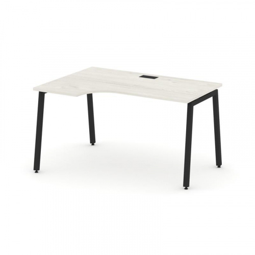 Style Project Стол рабочий эргоном. SN-4A.SPA-022(L) Антрацит/Металл Антрацит 1580*800/980*750 фото 11