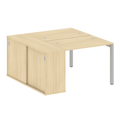 Бенч-система с шкафом-купе на П-обр. м/к Metal System Quattro 50БП.РС-СШК-1.1 фото 11 Бенч-система с шкафом-купе на П-обр. м/к Metal System Quattro 50БП.РС-СШК-1.1 фото 11