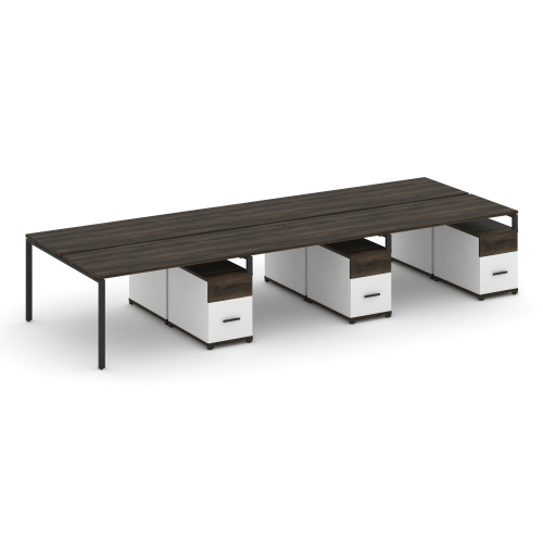 Бенч-система на 6 мест с 3 опорными тумбами Concept CN.DRS-355 фото 9 Бенч-система на 6 мест с 3 опорными тумбами Concept CN.DRS-355 фото 9