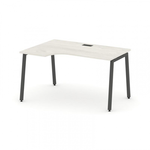 Style Project Стол рабочий эргоном. SN-4A.SPA-022(L) Антрацит/Металл Антрацит 1580*800/980*750 фото 22