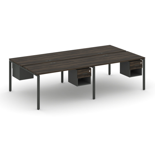 Бенч-система на 4 места с подвесными тумбами Concept CN.DRS-139 фото 3 Бенч-система на 4 места с подвесными тумбами Concept CN.DRS-139 фото 3