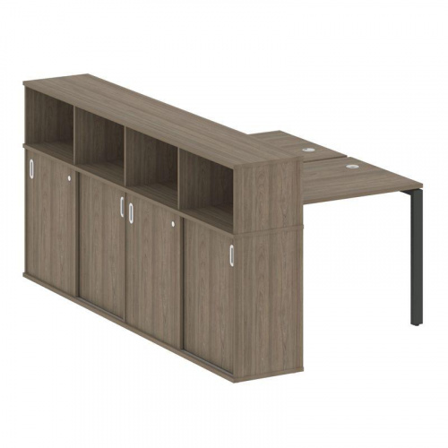 Бенч-система с шкафом-купе на П-обр. м/к Metal System БП.РС-СШК-4.1 фото 3 Бенч-система с шкафом-купе на П-обр. м/к Metal System БП.РС-СШК-4.1 фото 3