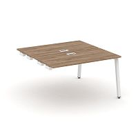 Style Project Стол-приставка к опор. элем. SN-5A.DPRS-002 Дуб Табак/Металл Белый 1180*1232*750