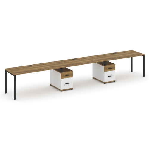 Бенч-система на 3 места с 2 опорными тумбами Concept CN.ORS-340 фото 7