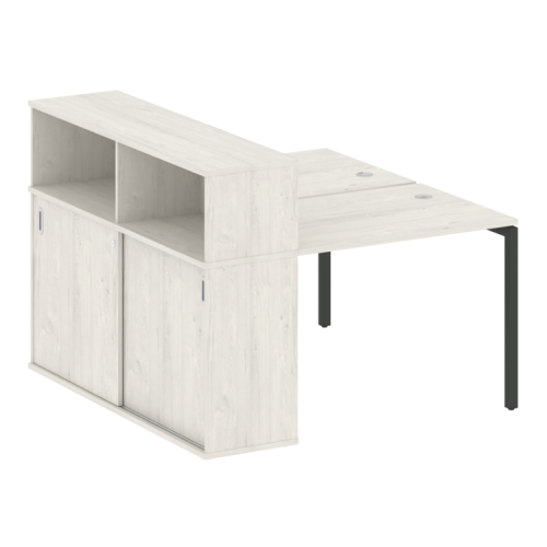 Бенч-система с шкафом-купе на П-обр. м/к Metal System Quattro 40БП.РС-СШК-2.1 фото 8 Бенч-система с шкафом-купе на П-обр. м/к Metal System Quattro 40БП.РС-СШК-2.1 фото 8