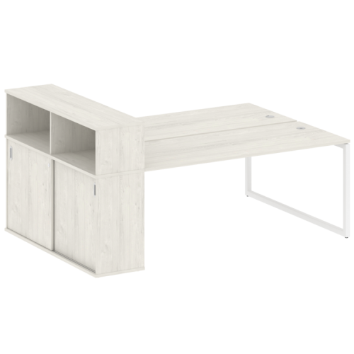 Бенч-система с шкафом-купе на О-обр. м/к Metal System Quattro 40БО.РС-СШК-2.5 фото 4