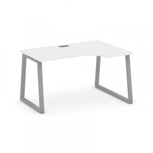 Style Project Стол рабочий эргоном. SN-6T1.SPA-002(R) Акация Лорка/Металл Антрацит/Заглушка Пластик фото 16