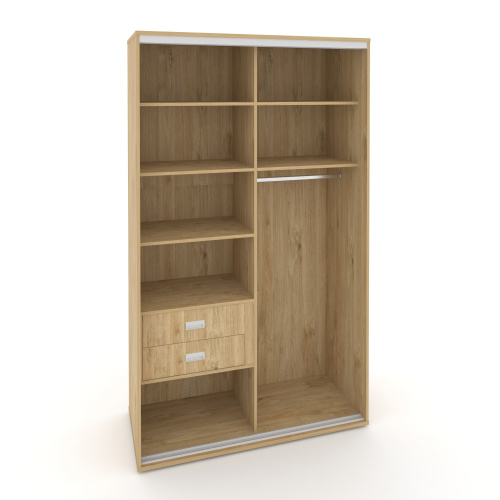 Корпус 2-х секционного шкафа высокого L=1300мм Maris SH.K2-3.1 K6 фото 4