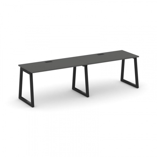 Style Project Рабочая станция 1 сторон. SN-5T1.ORS-003 Акация Лорка/Металл Антрацит/Заглушка Пластик фото 5