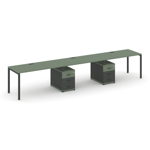 Бенч-система на 3 места с 2 опорными тумбами Concept CN.ORS-334 фото 2 Бенч-система на 3 места с 2 опорными тумбами Concept CN.ORS-334 фото 2