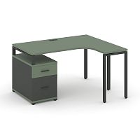 Стол эргономичный с опорной тумбой Concept CN.SA-302(R)